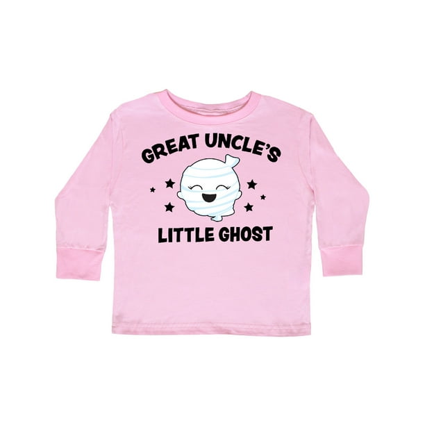 inktastic Cute Uncles Little Ghost with Stars Toddler Long Sleeve T-Shirt inktastic Cute Uncles Little Ghost with Stars Toddler Long Sleeve T-Shirt